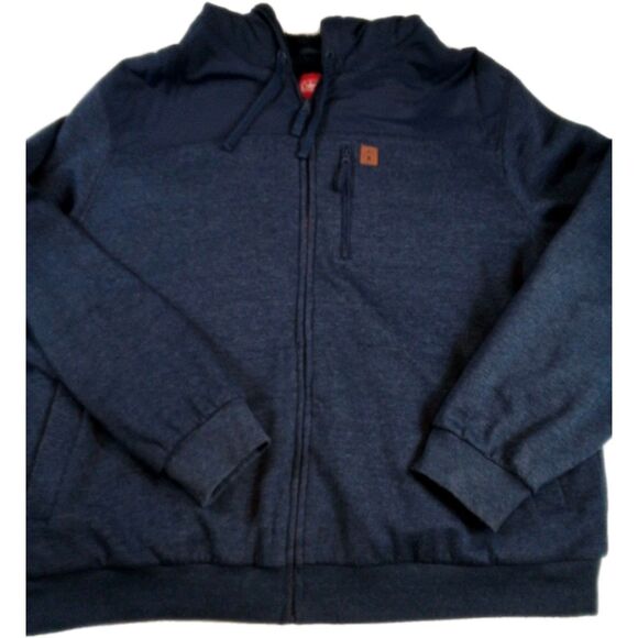 Men's Coleman Fleece Lined  Blue Jacket Size XXL Spots - Picture 1 of 9